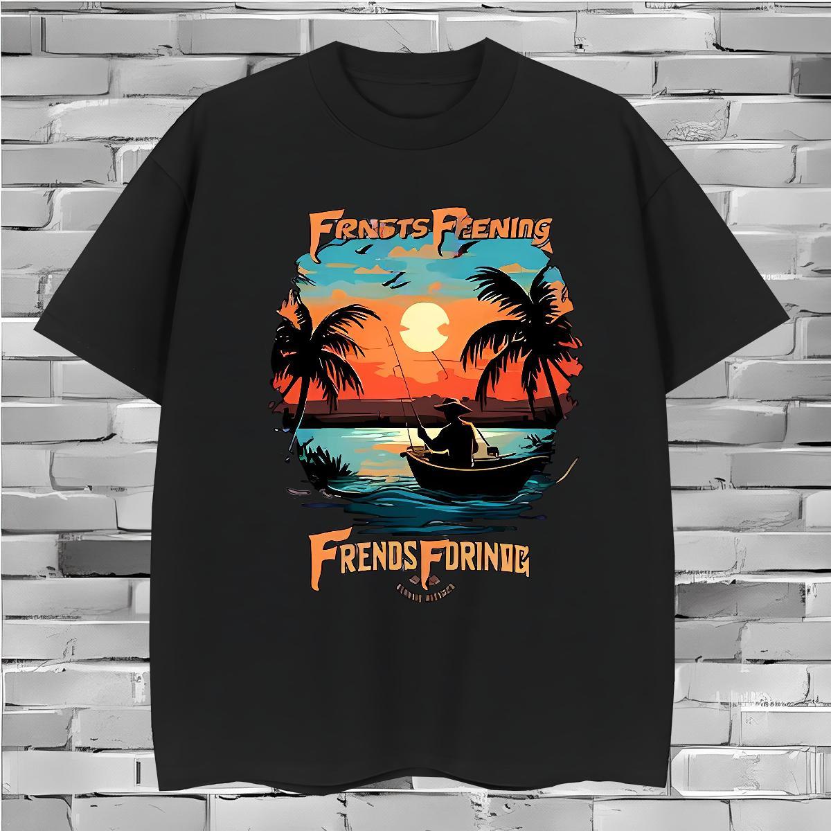 Men T Shirts 100% Cotton 230g tree Casual Beach Crew Neck Black White Tshirt for Man Woman Fashion Casual Wholesale Clothes