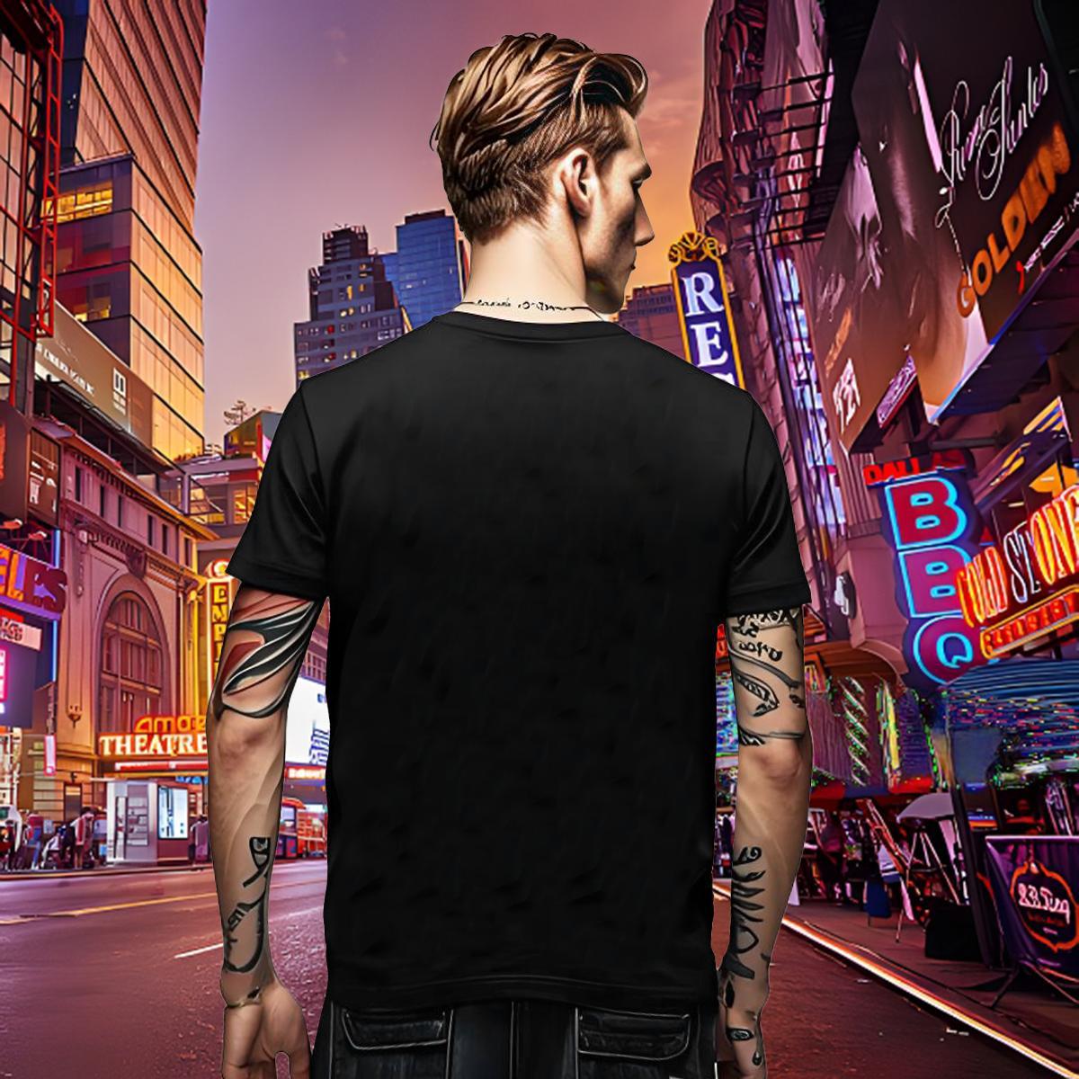 Casual New Couples T Shirts 230g 100% Cotton Summer Casual religion Short Sleeve Soft T-Shirts High Quality Floral Print Wear