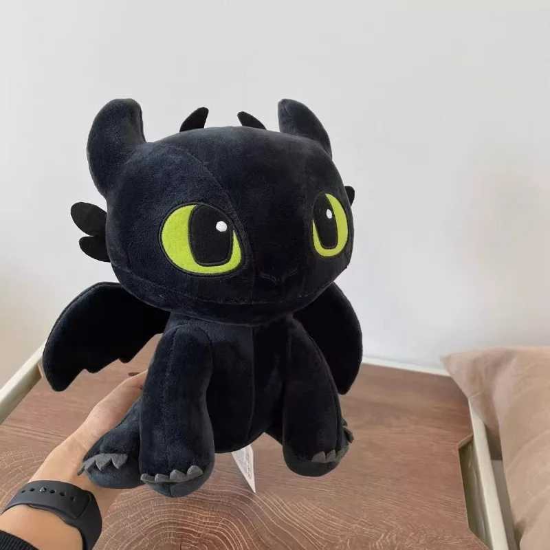 Toothless Dragon Plush Toy Throwing Pillow Cute Cartoon Dragon Soft Decoration Body Pillow Decoration Anime Stuffed Doll Childrens Gift W240816