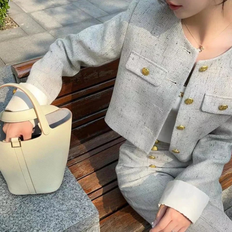 Early Autumn Suit French Socialite Temperament High-end Two-piece Suit Slimming Temperament Outfit for Women 240815