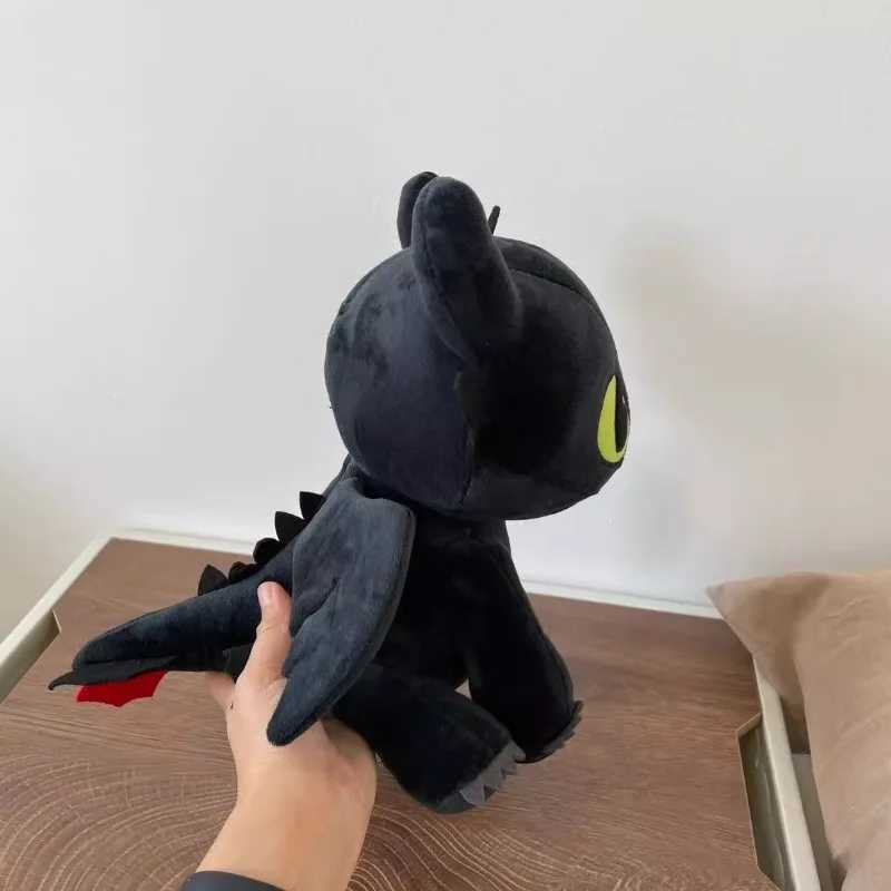 Toothless Dragon Plush Toy Throwing Pillow Cute Cartoon Dragon Soft Decoration Body Pillow Decoration Anime Stuffed Doll Childrens Gift W240816