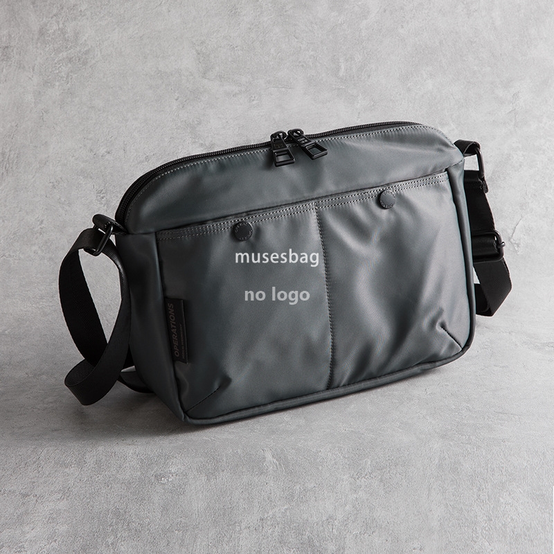 Japanese fashion men's shoulder bag personality street trend Oxford cloth crossbody bag simple ins style tooling satchel