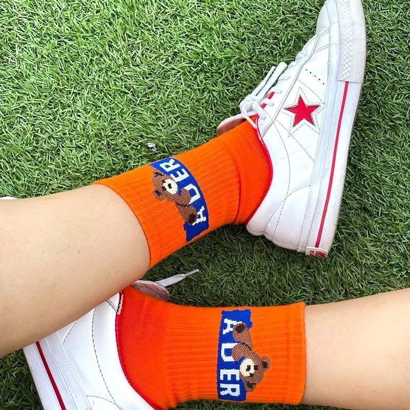 Little Bear Socks Autumn/Winter Trendy Brand Men's Long Socks Women's Sports Ins Trendy Street Versatile Long Socks