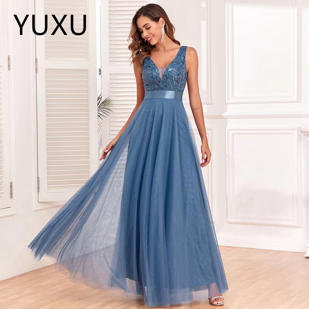2024 Prom Dresses sexy v Neck Long tulle party gown a line floor length Beaded Lace Evening Gowns Formal Gown Illusion Sweep Train Birthday Dress Enga