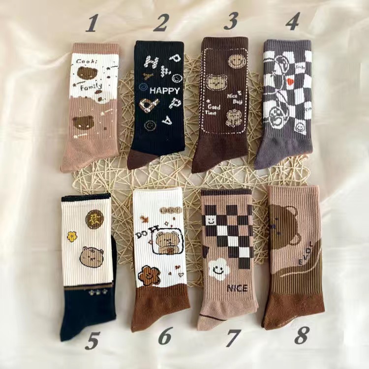Korean Version Versatile Thick High Tube Cotton Socks for Kids