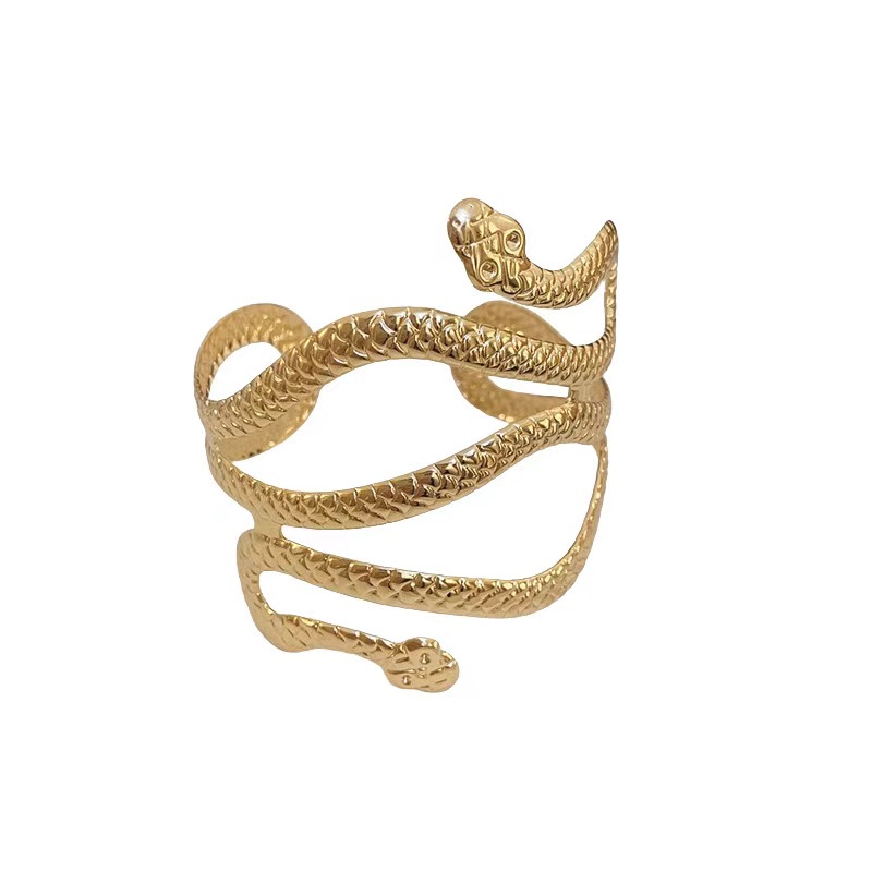 Cross border hot selling circle bracelet, bare body arm ring, versatile and niche design, foot accessories, punk style arm bracelet