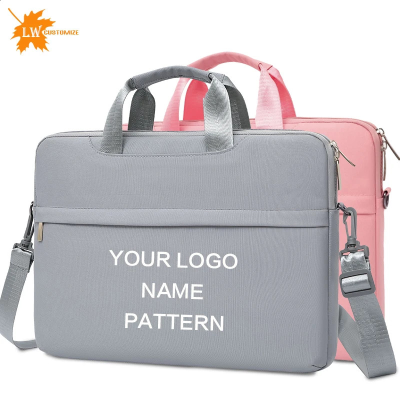 3 Custom Laptop With 13/14/15 Inch Computer Protective Case Portable Work Bag Printed Po Name Pattern 240816