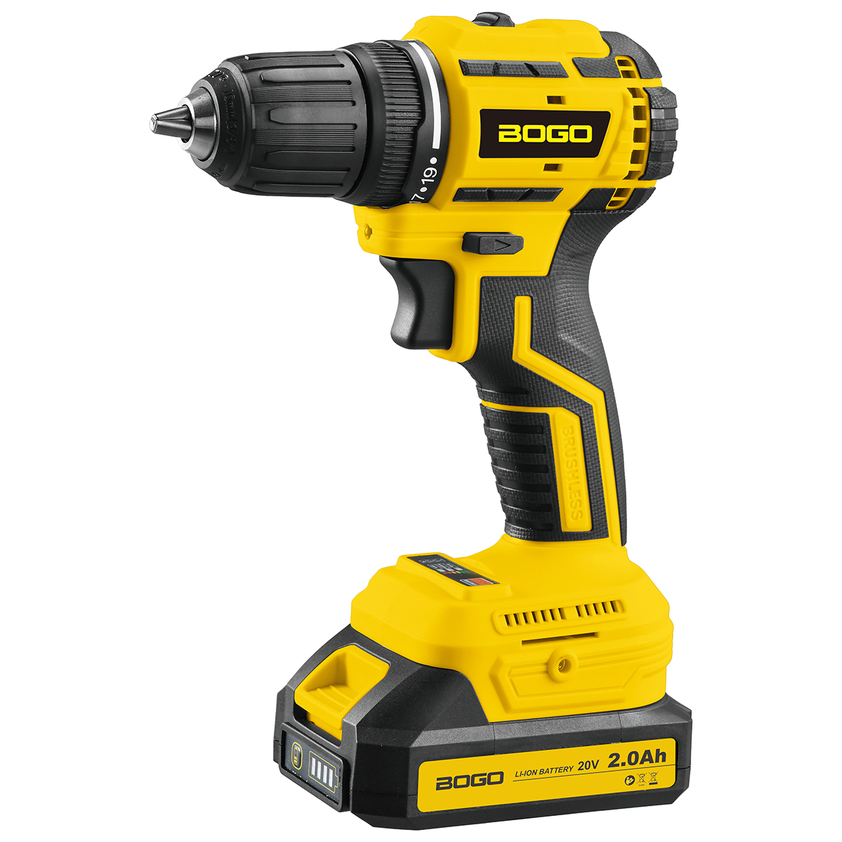 Rechargeable high-power 20v Lithium battery Brushless Lithium electric drill portable Lithium battery tool B20S One box 5 units