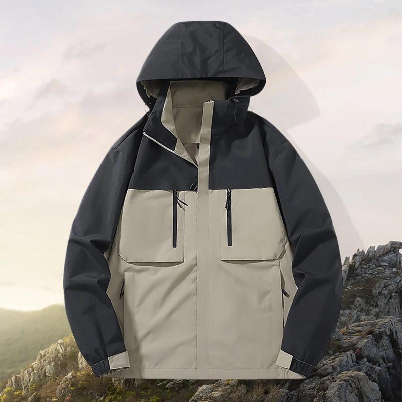 Mens Jackets Korean Waterproof Hiking For Men And Women Sun Protection Windbreaker Camping Climbing Rain Coat Unisex Portable Clothes