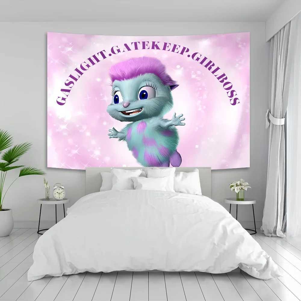 Funny Bibble Meme Wall Hanging Tapestry Asethetic Bedroom Decoration Background Cloth Y240816