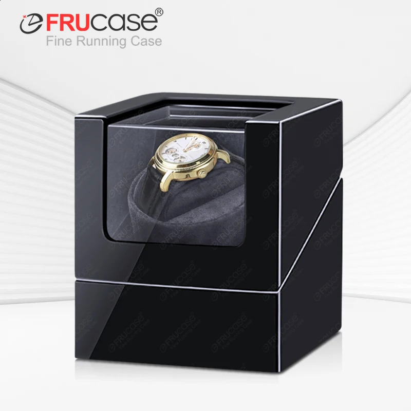 FRUCASE Watch Winder for Automatic Watches Watch Box Automatic Winder Use USB Cable with Battery Option 240812