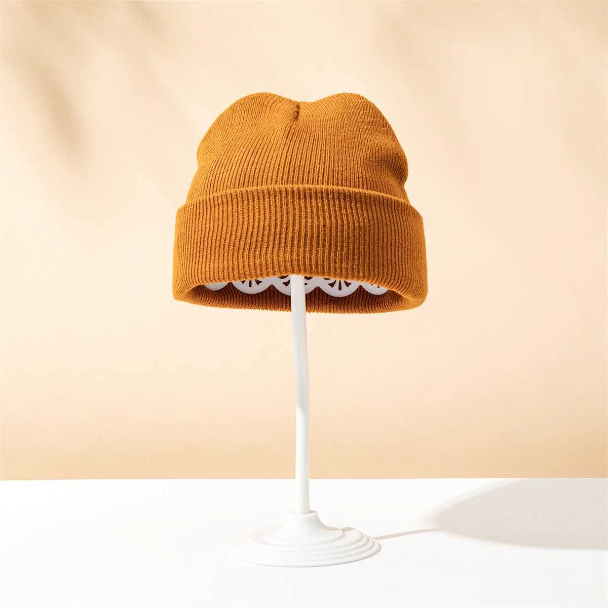 1pcs Baby Knitted Hat Autumn Winter Warm Newborn Infant for Boys Girls Soft Comfortable Toddler Kids Bonnet LX241018