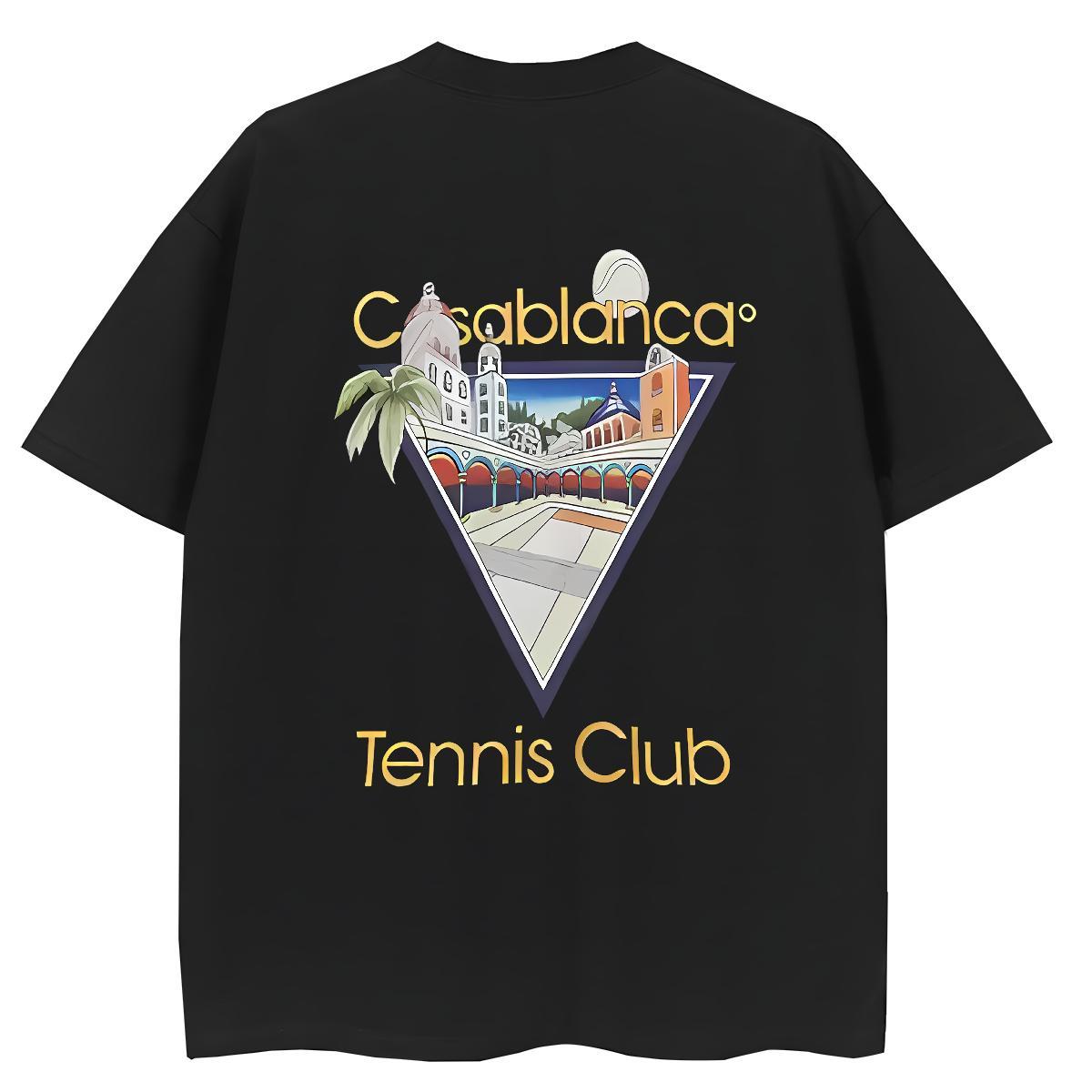 Casual New Street Casual Tshirt for Man Woman painting Breathable Crew Neck 230g Pure Cotton T shirt Classic Custom Printing Wear