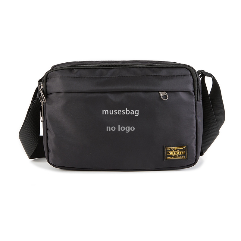 Japanese simple crossbody bag men's casual Oxford cloth shoulder bag personality casual small crossbody bag tooling wind messenger bag
