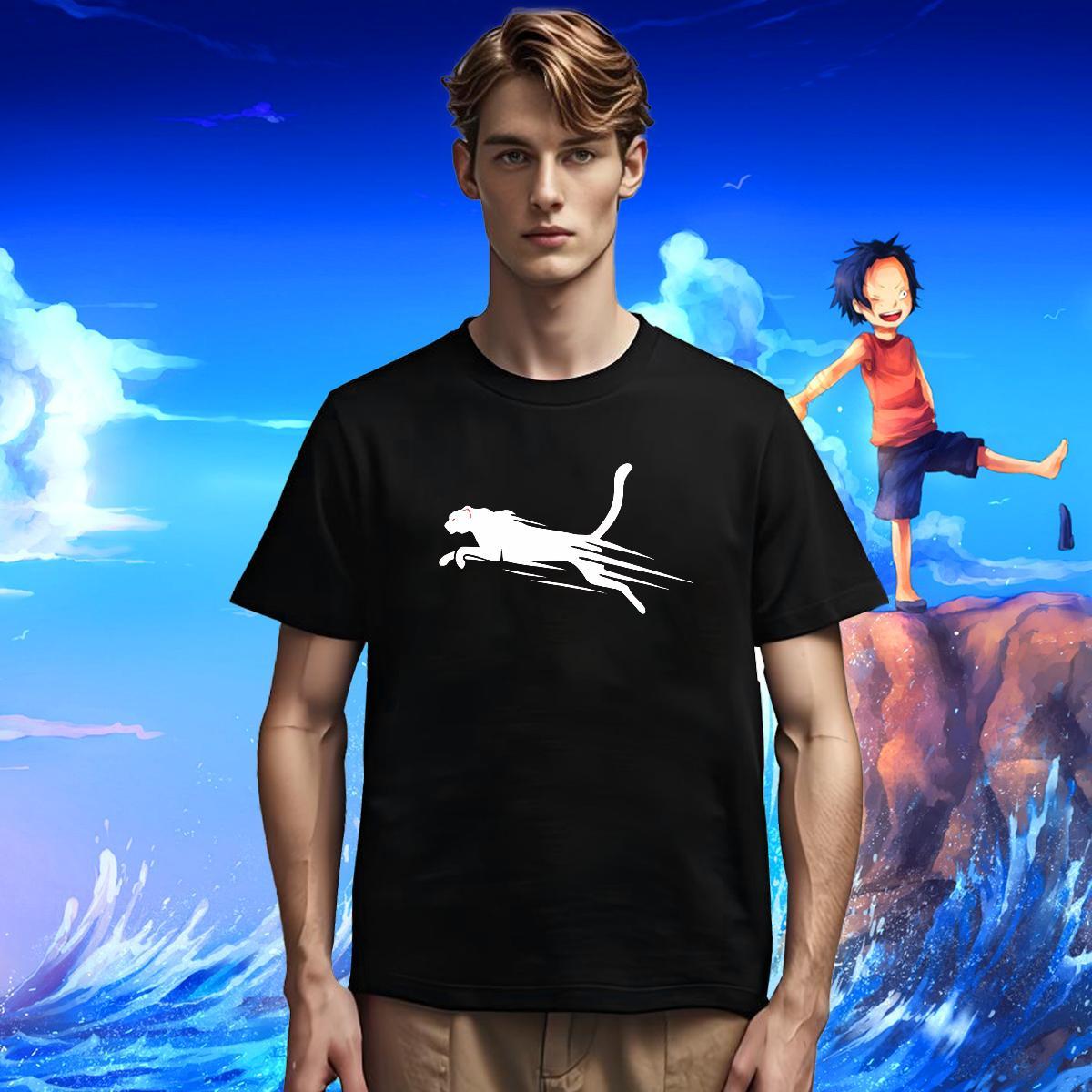 Designer Tshirts cat Summer Casual 230g 100% Cotton Tops Tees Breathable Crew Neck Loose Man T Shirts Skull
