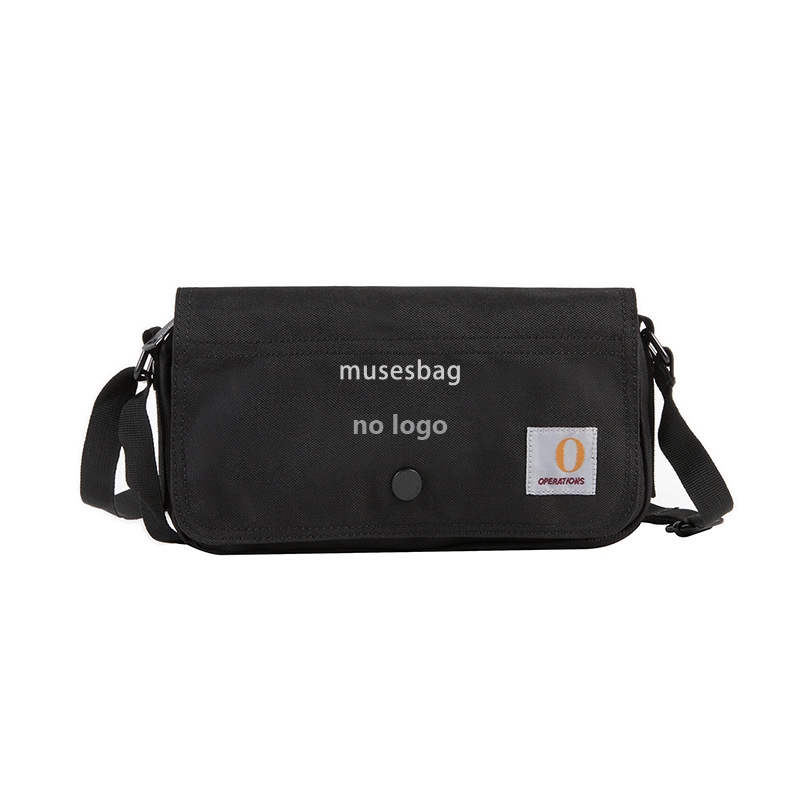 Japanese fashion canvas small mobile phone bag casual men's tooling wind crossbody bag personality shoulder bag trend small body bag