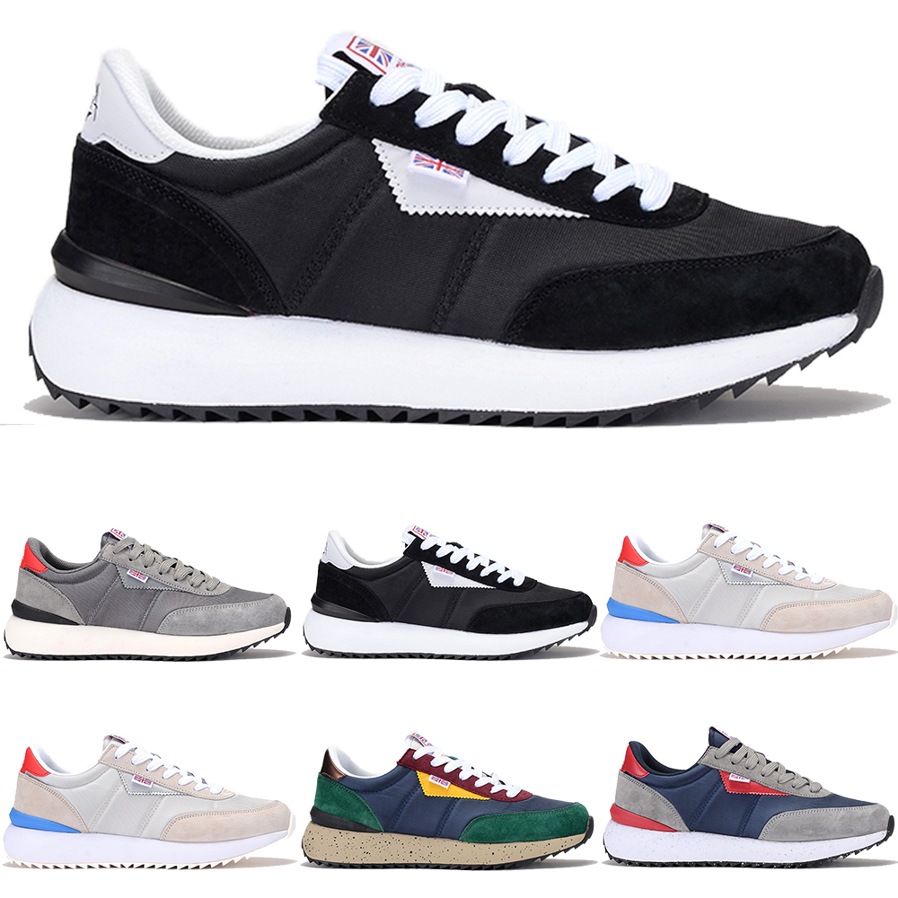 TREEPERI 6800 suede sneakers unisex designer running black white beige navy grey multi color red fashion outdoor womens mens casual shoes trainers