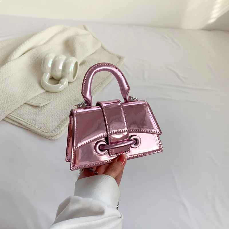 Vintage Women Sier Chic Crossbody Bag er Small Shoulder Bags Fashion Gold Mini Coin Purse Cute Pu Leather Handbag 240816 397e