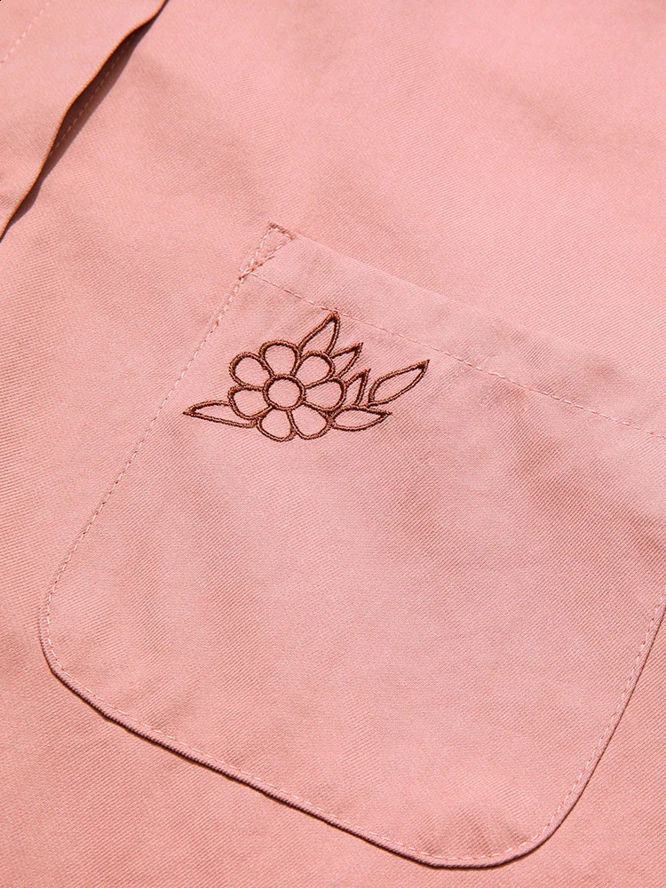 I like your pink French embroidery spring womens shirt style chic beautiful gentle trendy top 2241055465 240814