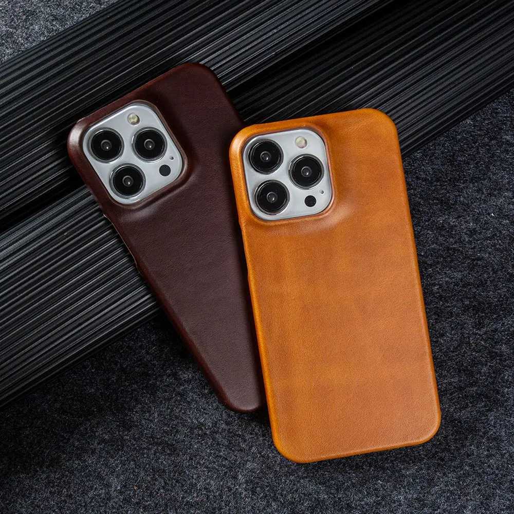 For Case iphone 14 Pro Max Cases Oil Wax Luxury Genuine Leather Cover For Iphone 15 12 11 13 XR XS Max X 8 Plus Phone Shell CapaM240816