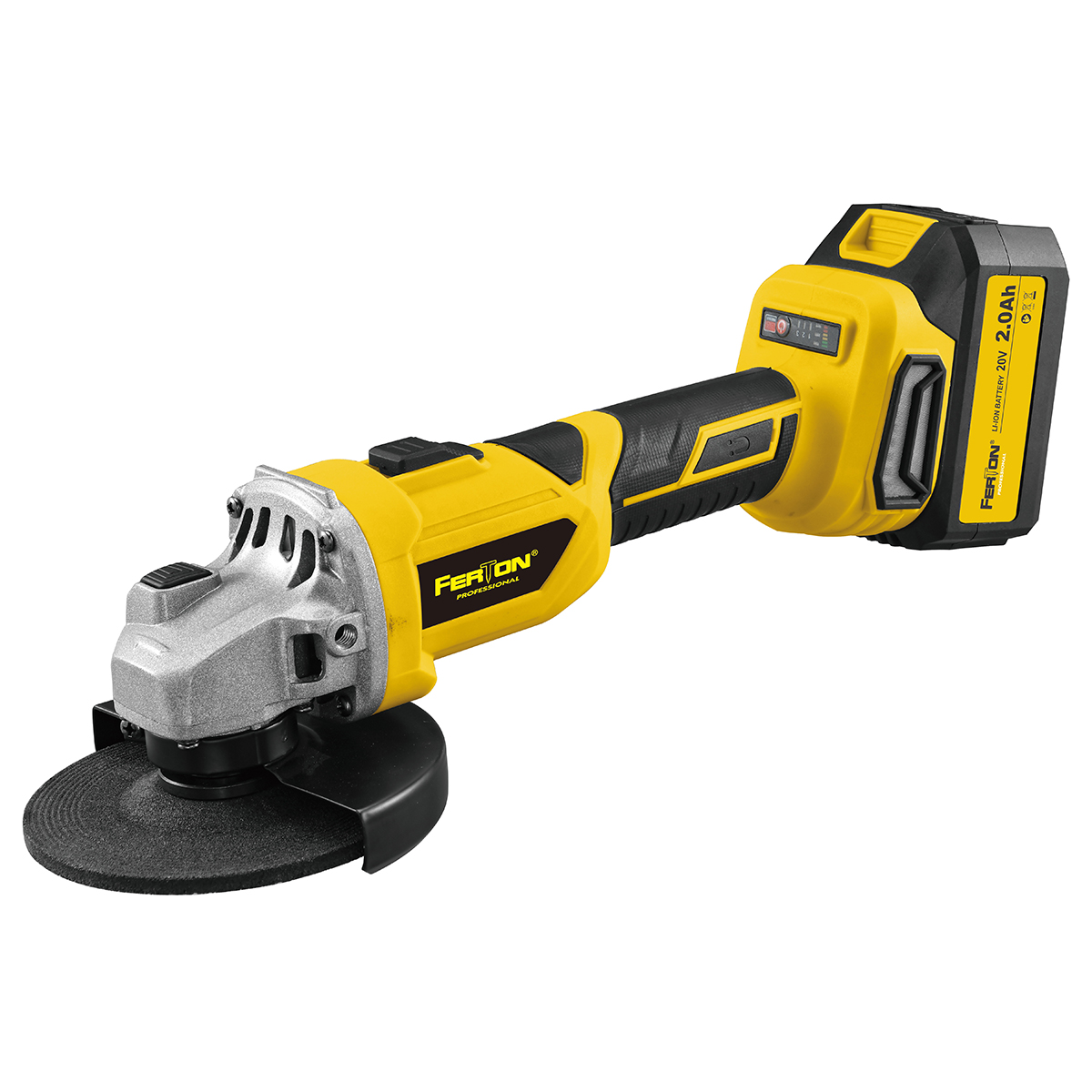 20V Lithium-Ion Battery Portable Angle Grinder with Brushless Motor - Box of 5 Units (B100S)
