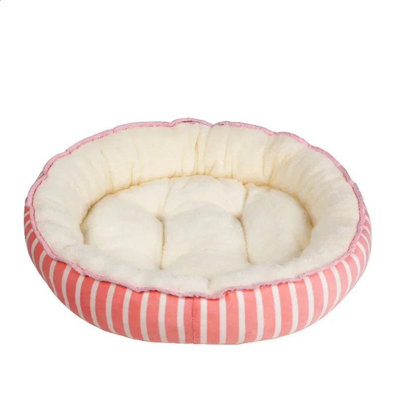 Round Dog Beds Sleeping Mat Soft Warm Kennel Bed Cushion for Small Medium Large Dog House Pad Pet Supplies cama para perro 240812