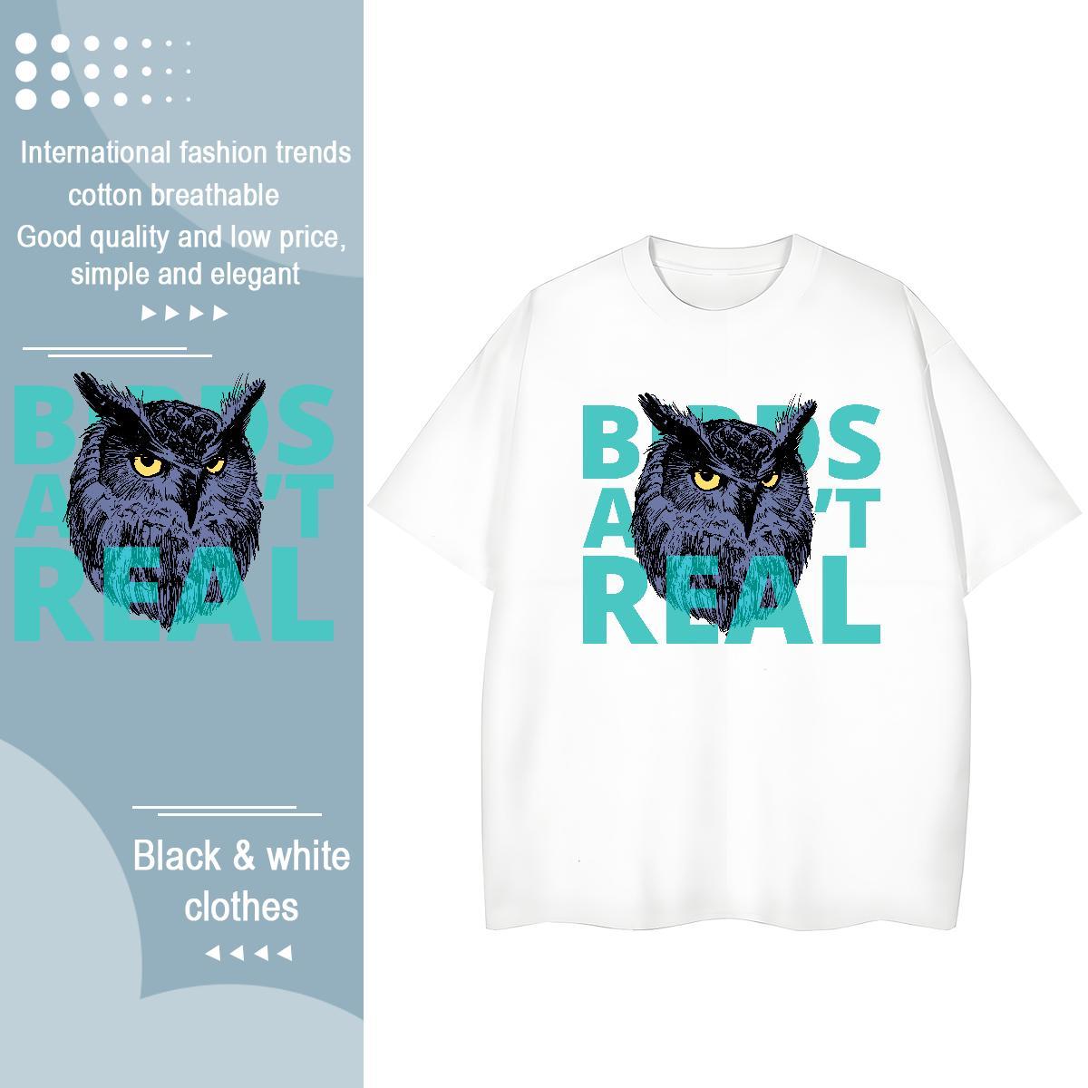 2024 Women T Shirts O-Neck Short Sleeve 230g Cotton Unisex Tshirts Cartoon Anime cool Home Outdoor Comfortable Tee Shirt