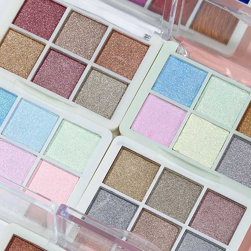 1PS 6colors Solid Magic Mirror Powder Nail Glitter Mirror Illusion Aurora Powder Super Bright Glass Fine Flash Glitter for NailsXJ240816