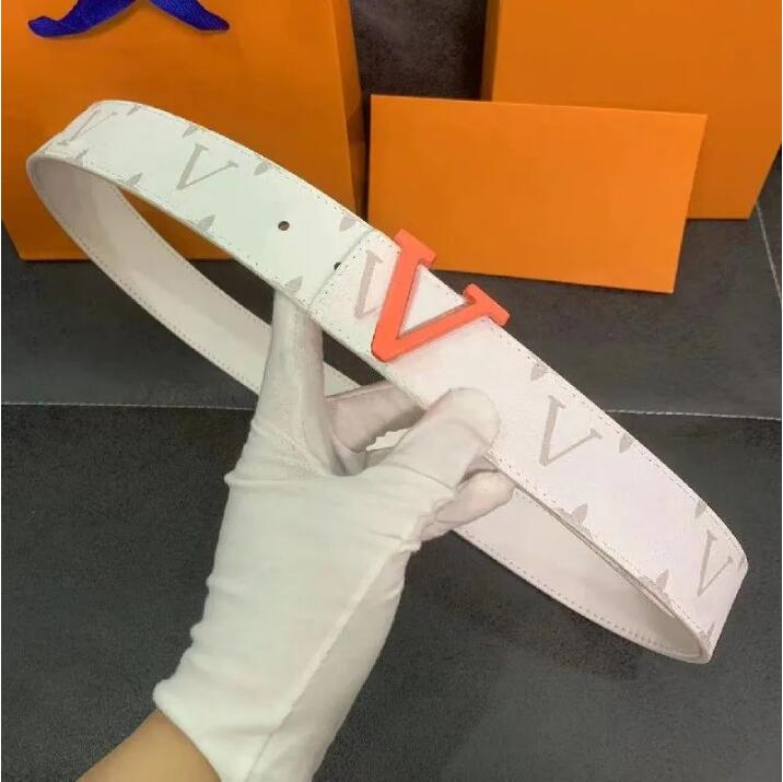 Belts for woman belt designer Designer belt mens White and blue band body Fashion classic belt Multicolor Individual metal buckle is optional Personality matching