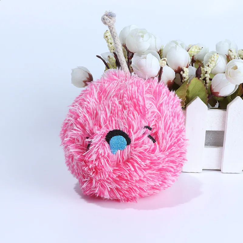 Interactive Dog Toys Dog Chew Molar Plush Ball Sound Toys Puppy Playing Bite Resistant Cleaning Teeth Relieve Boredom Pet Toys 240816