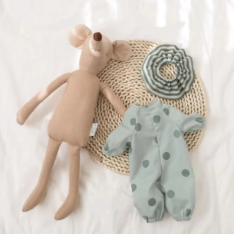 Cute Baby Mouse Plush Toys Stuffed Animal Mouse Dolls Lovely Rat With Clothes Kids Birthday Gifts Toys for Boys Girls Kids Toy 240806 - view 6