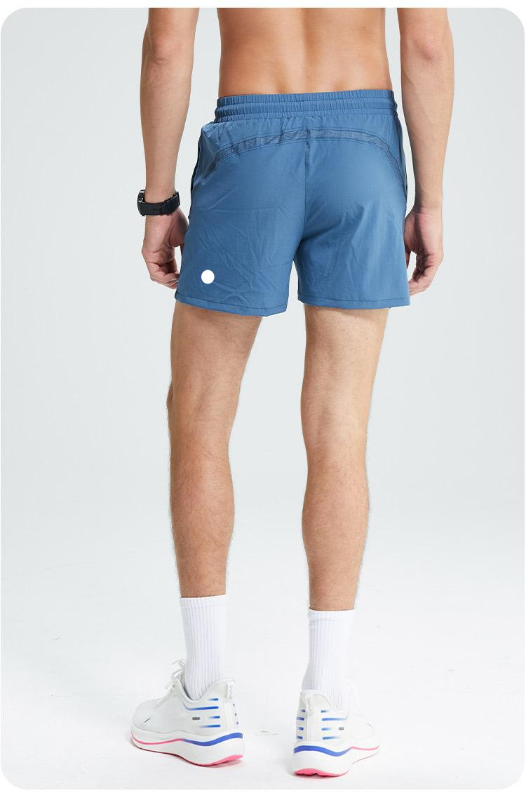2025--Men Breaker Shorts Sports Quick Dry Linerless Shorts With Zipper Pocket Mobile Phone Casual Running Gym Fifth Mens Jogger Pants
