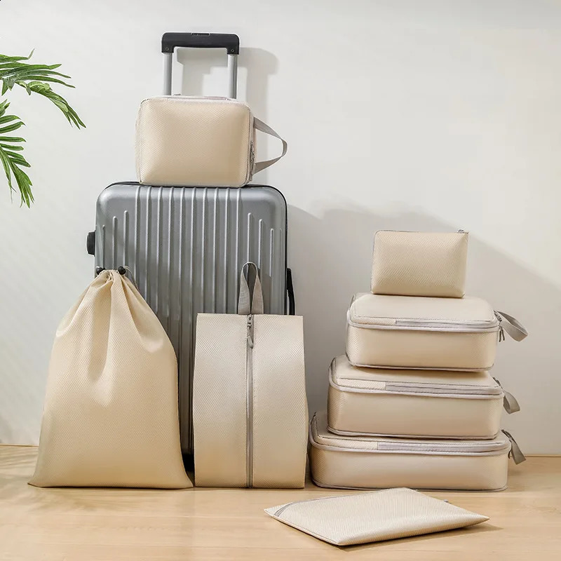 4 Set/5 Set/6 Set Compression Packing Cubes for TravelLightweight Compression Suitcase Organizers Bag Set Packing Organizers 240816
