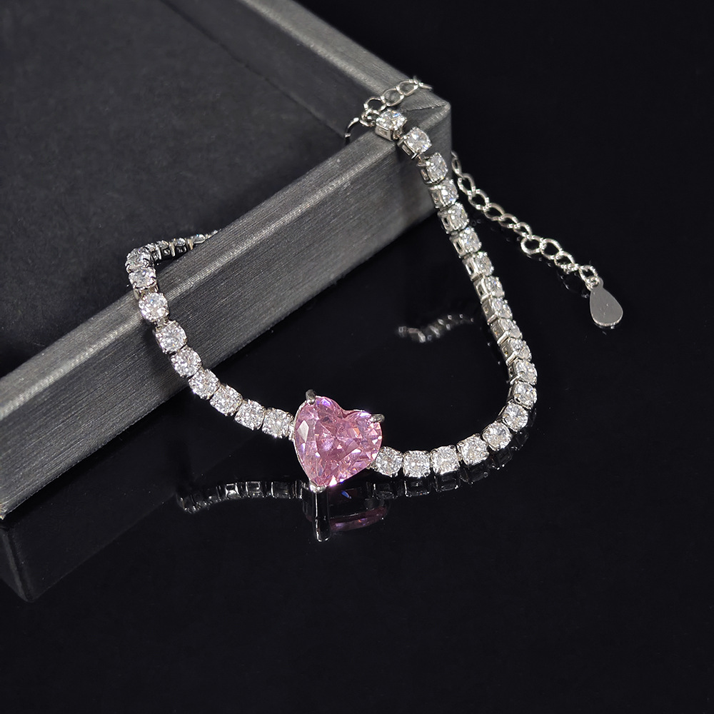Elegant White Gold Fill Cubic Zirconia Tennis Bracelet for Women