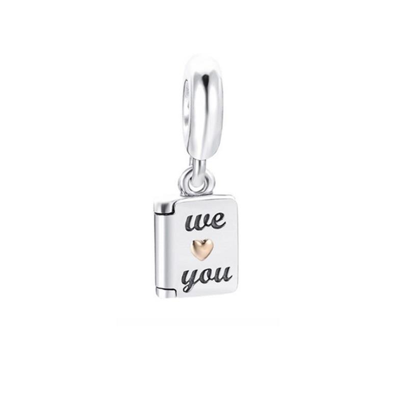 925 Sterling Silver Airplane Suitcase Lucky Leaf Book Charms S925 Snake Bracelet Pendant Beads For Jewelry Making Free Shipping