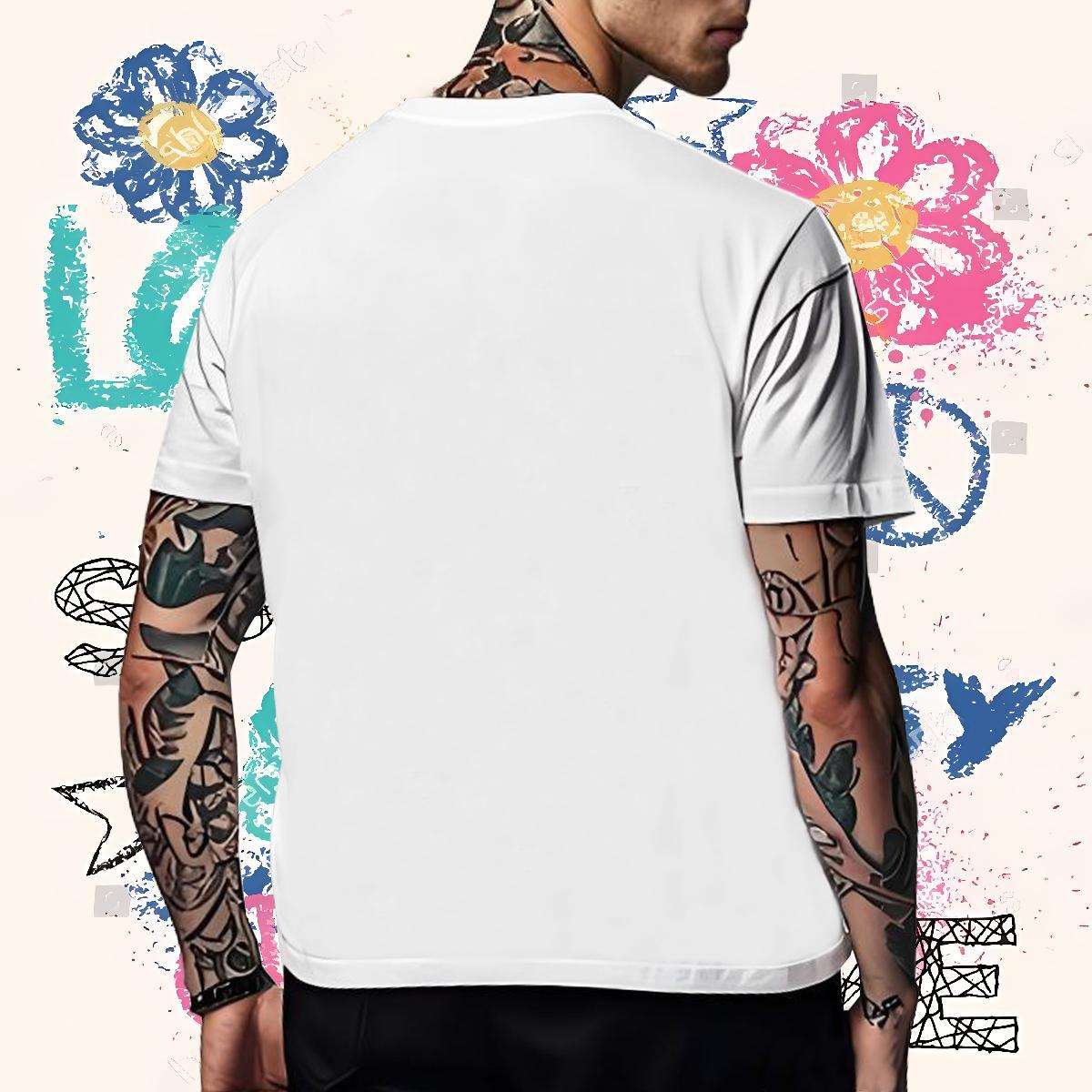 Fashion Design Men Clothes T-Shirt logo Sport 230g Pure Cotton Tops Tees Breathable Crew Neck Cool Design Mens T Shirts Asian Size