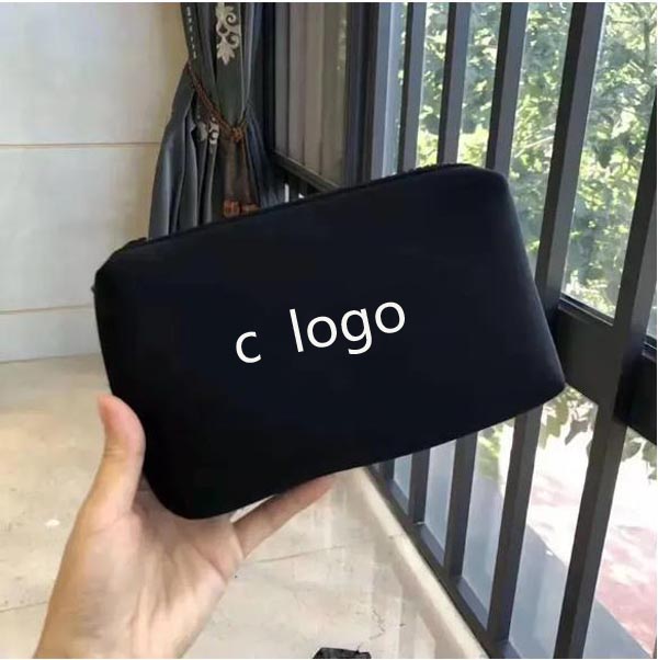 Cosmetic Bags Designer Small Makeup Bag Women Wash Case Zipper Make Up Pochette Lady Toiletry Letter Printed Suede Clutch Pouch