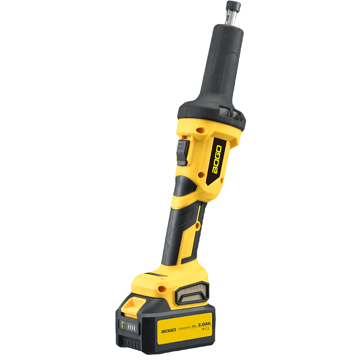 Compact Brushless Electric Grinding Tools with 20V Li-ion Battery - Pack of 4 (Model B25S)