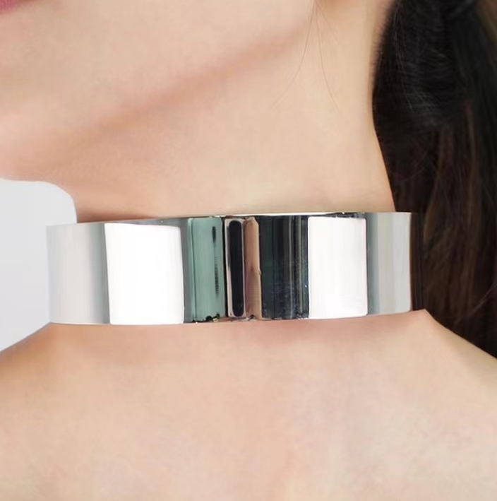 Necklaces high-end accessories clothing accessories accessories necklaces mirror gloss body collars various specifications