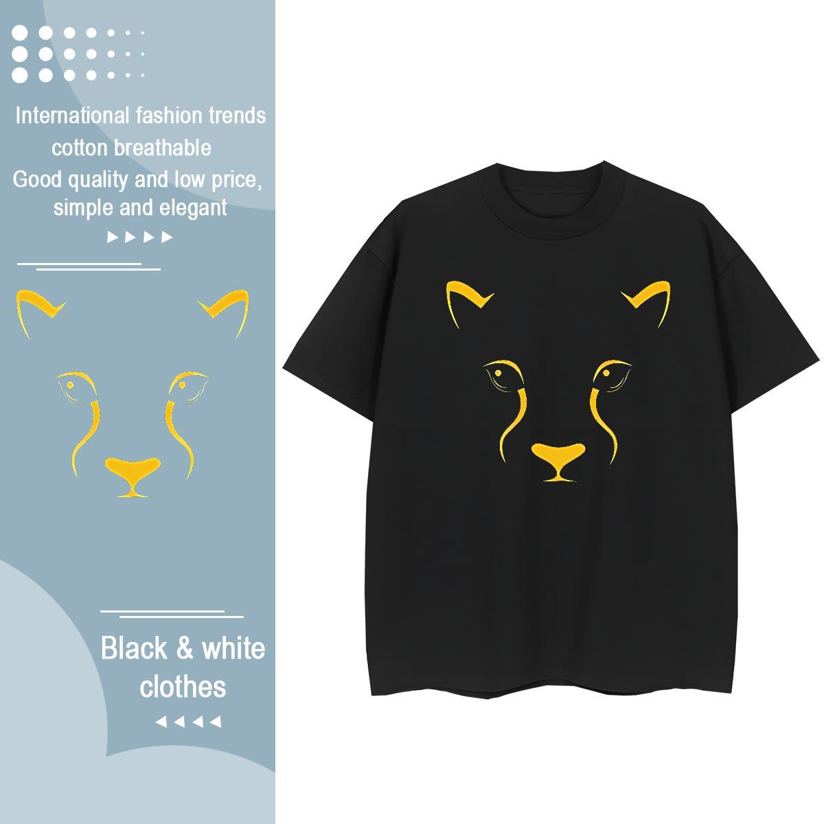 2024 DIY Womens T Shirts Comfortable 230g 100% Cotton Woman Tshirt Graphic fox Sport Lady Polos