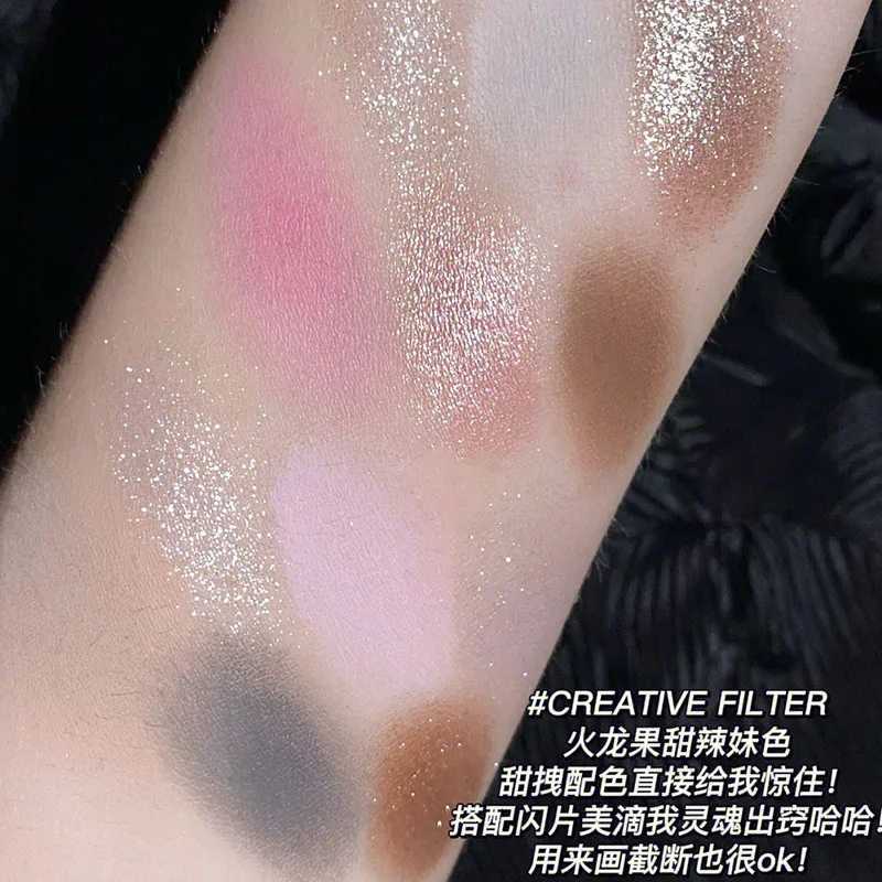 Eyeshadow Palette Matte Shimmer Glitter Eye Shadow Make Up Palette Neutral Pigmented Shimmer Shades Travel Size Eye Shadow 2024W241212