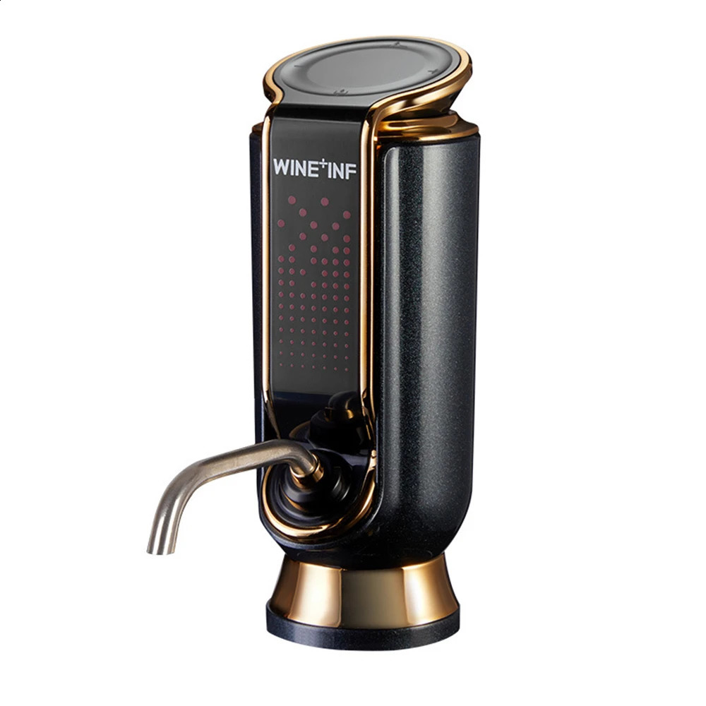 USB Charge Electric Red Wine Decanter Vacuum Fresh-keeping Wine for 10-Days Automatic Quick Wine Aerator Adjustable Wine Output 240816
