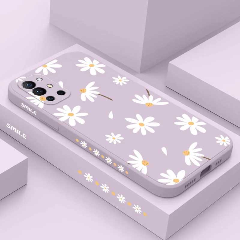 Plain Daisies Phone Case For Oneplus 10 10T 10R 9R 9RT 9 8T 8 7 7T Pro 5G Liquid Silicone CoverM240816