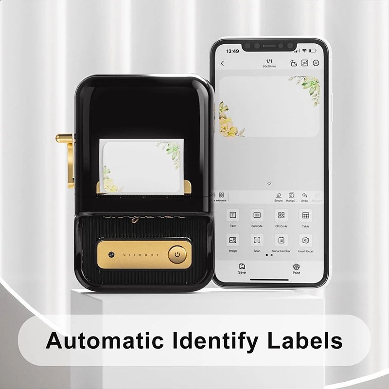 Niimbot B21 Mini Label Portable Printer for Mobile Adhesive Printer Stickers Wireless Bluetooth Label Price Label Manufacturer 240929