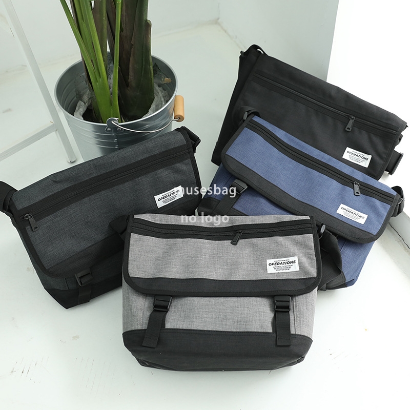 Special clearance vintage shoulder bag Male Korean version trendy bag Student schoolbag crossbody bag casual waterproof messenger bag backpack