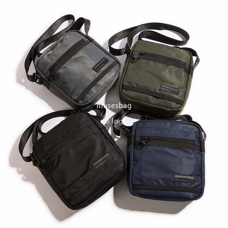 Korean style shoulder bag Oxford cloth casual personality small body bag lightweight mobile phone bag men's Japanese crossbody bag fashion