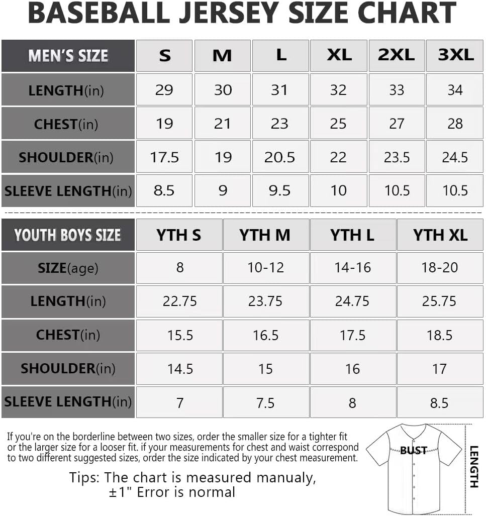 Mens/Youth Tampa Light Baseball ed Jerseys