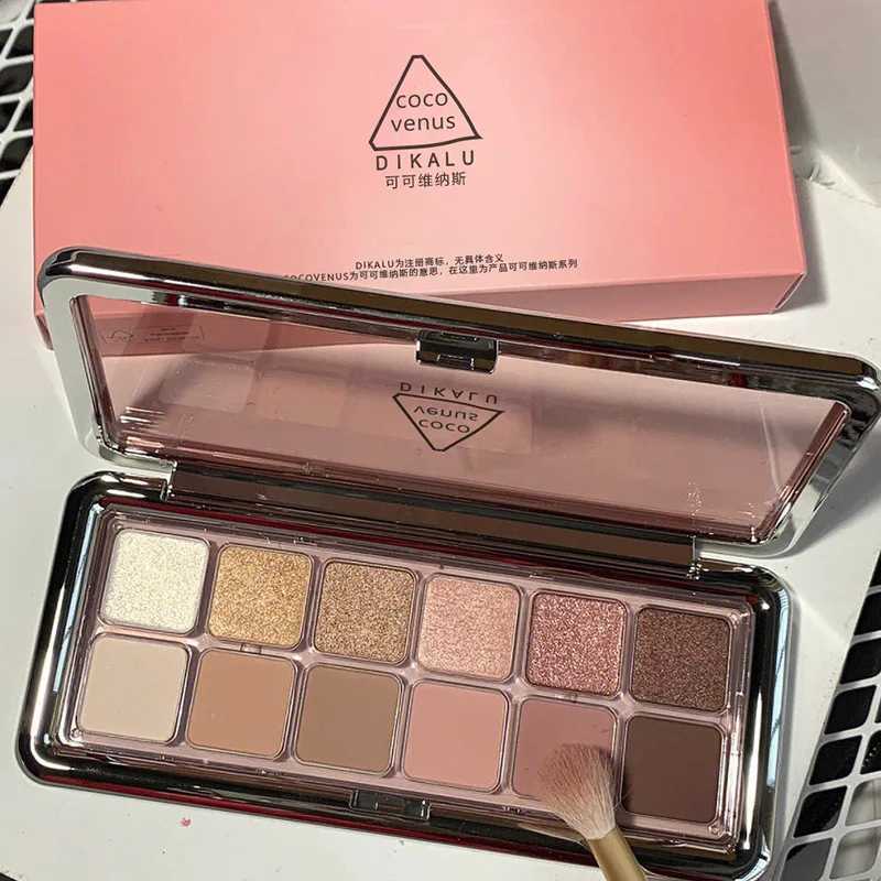 Eyeshadow Palette Matte Shimmer Glitter Eye Shadow Make Up Palette Neutral Pigmented Shimmer Shades Travel Size Eye Shadow 2024W241212