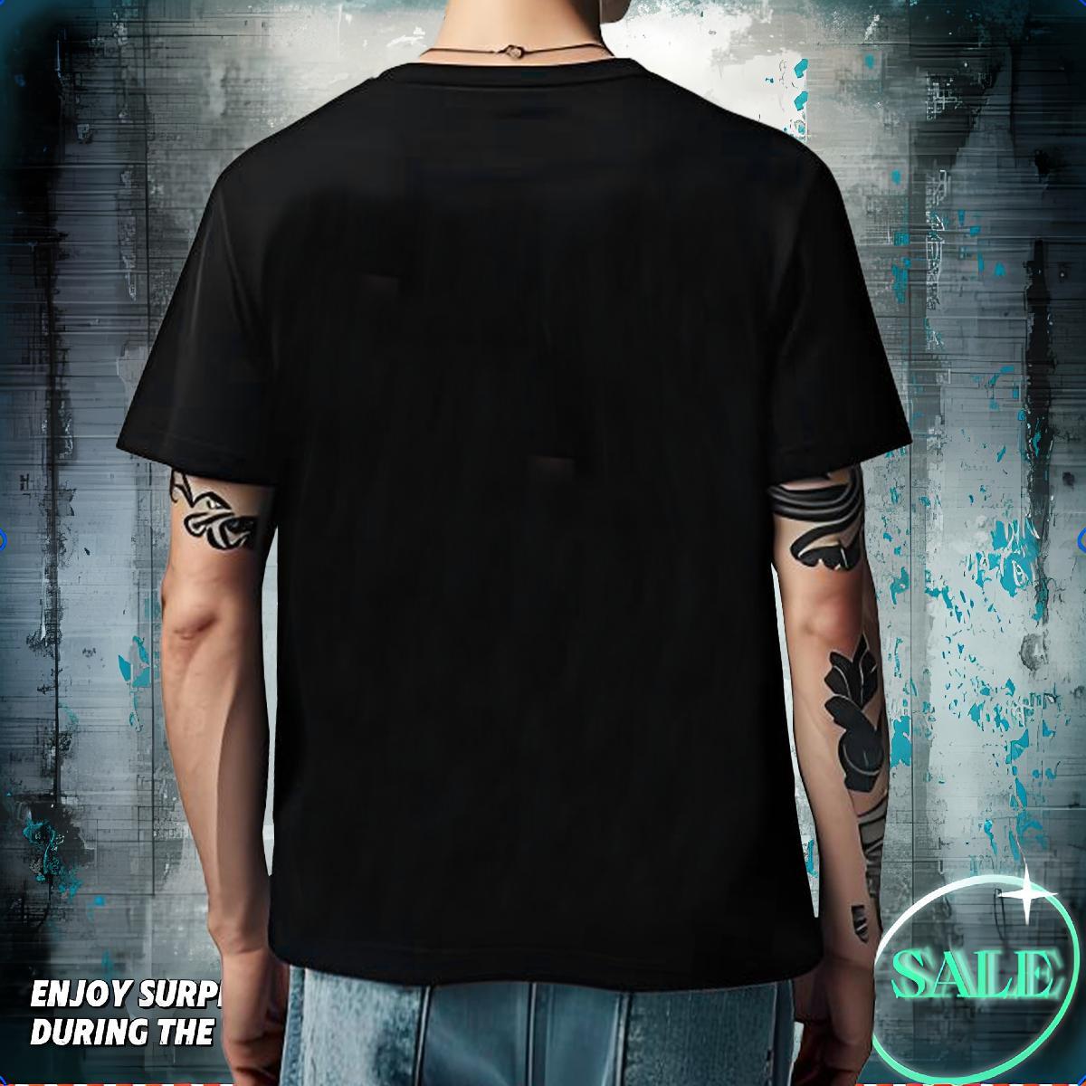Classic Tshirts horse High Street Hip Hop 230g Pure Cotton Tops Crew Neck Unisex T-Shirts Custom Anime