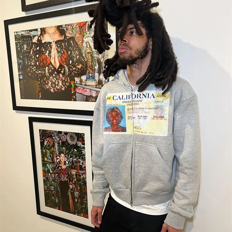 American Retro Print Graphic Zip Hoodie Fashion Trendy Street Hooded Sweatshirt Oversized Hoodie Harajuku Style Y2k Hoodie 240816